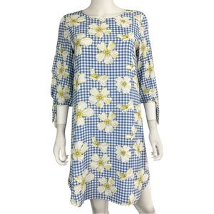 Draper James x SCAD Cherokee Rose Gingham Floral Dress Size M
